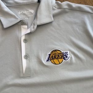 Columbia men’s LA Lakers Polo. NWT